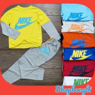 Bộ Dài Tay Bé Trai size đại cotton xuất dư Gapkids