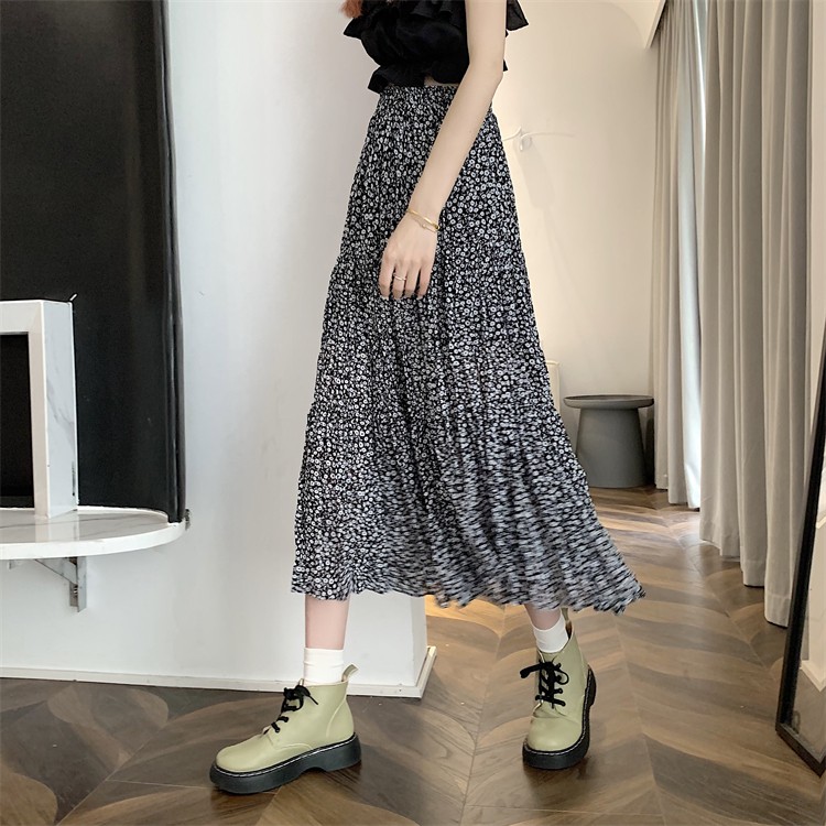 Chân Váy Midi Chữ A Lưng Cao 2 Màu Tùy Chọn Thiết Kế Mới Thời Trang Mùa Hè Dành Cho Nữ | BigBuy360 - bigbuy360.vn