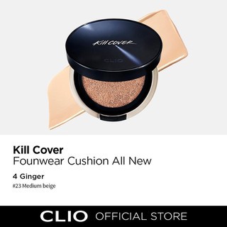 Phấn nước che khuyết điểm CLIO Kill Cover Founwear Cushion All New Set #Lingerie #Linen #Vanilla #Ginger