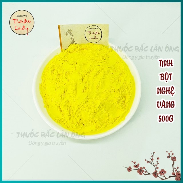 Tinh Bột Nghệ Vàng Nguyên Chất 500g Hỗ Trợ Điều Trị Viêm Loét Dạ Dày