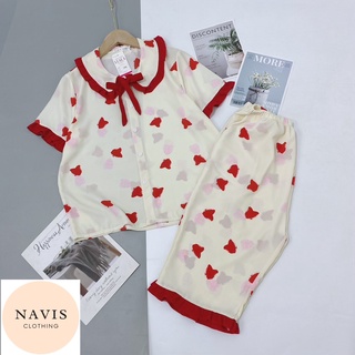 [XẢ KHO] Pijama Lụa Lửng Mẫu Ngẫu Nhiên - Hàng Sẽ Được Giao Ngẫu Nhiên