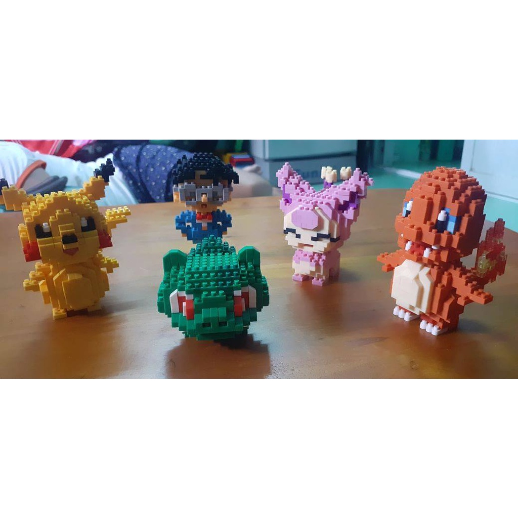 Mini block xếp hình Lego Pokemon nhiều mẫu