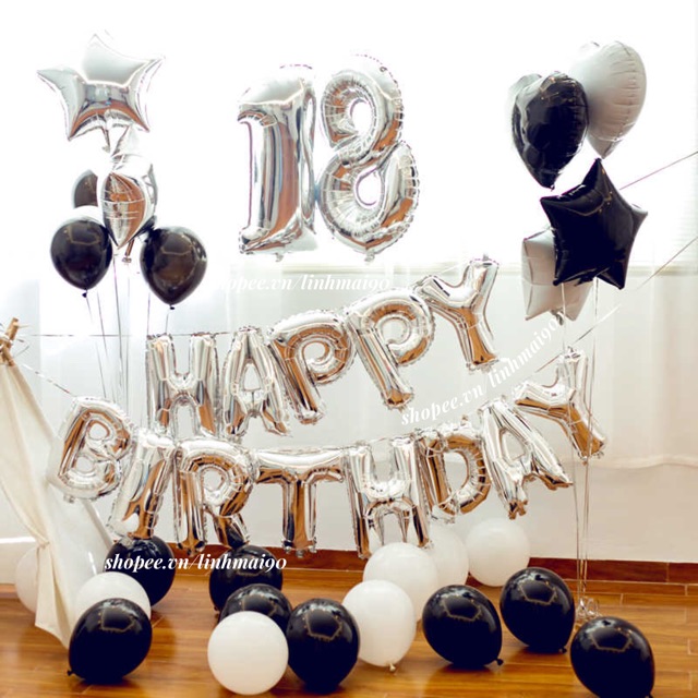 Set bóng Sinh nhật tuổi 18