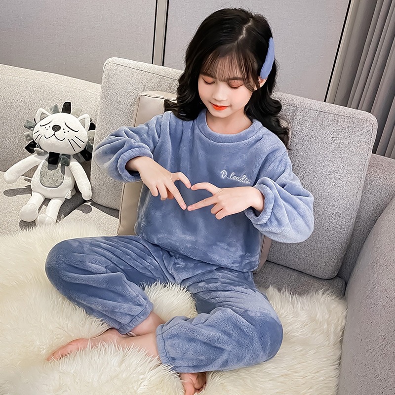 Bộ Đồ Ngủ flannel Xinh Xắn Dành Cho Bé