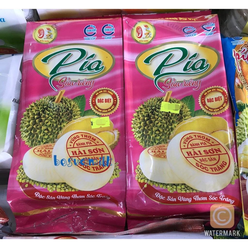 Bánh pía đặc sản Sóc Trăng loại hồng Hải Sơn 540g