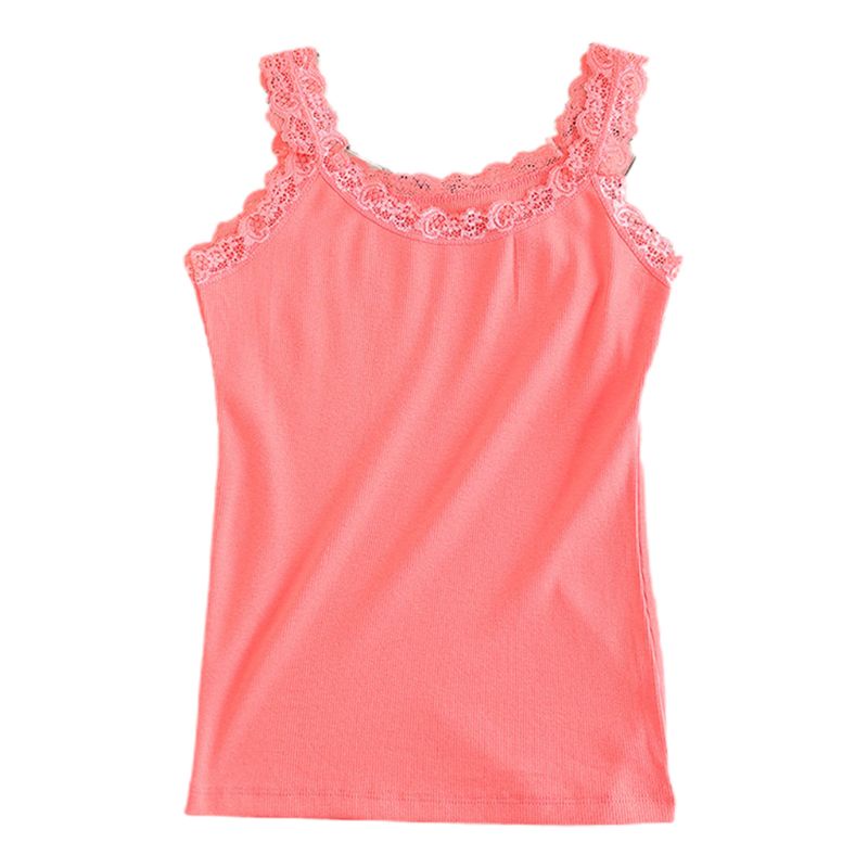 Áo Tank Top Không Tay Cổ Chữ U Màu Sắc Kẹo Ngọt Xinh Xắn Cho Nữ