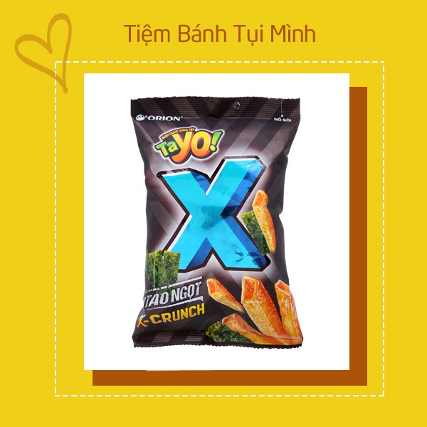 Bánh Snack X - Crunch khoai tây vị tảo ngọt 30g