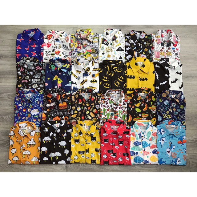 Sơ mi hoạt hình big size