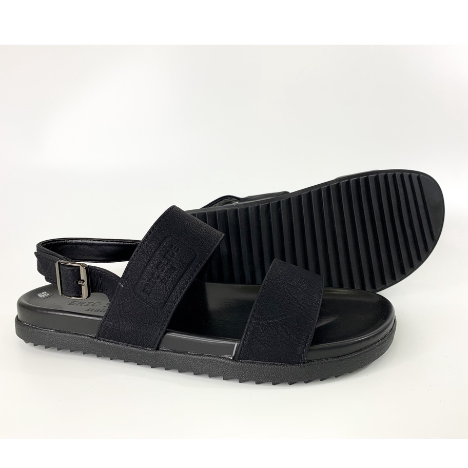 Sandal Quai Ngang Nam Nữ Học Sinh - Quai Da, Đế Chống Trơn Trượt