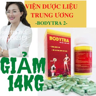 [Giảm Cân Viện Dược Liệu] An Toàn - Giảm 10-14Kg Không Tăng Lại -  Bodytra - Nhà thuốc Viện Dược Liệu Trung Ương