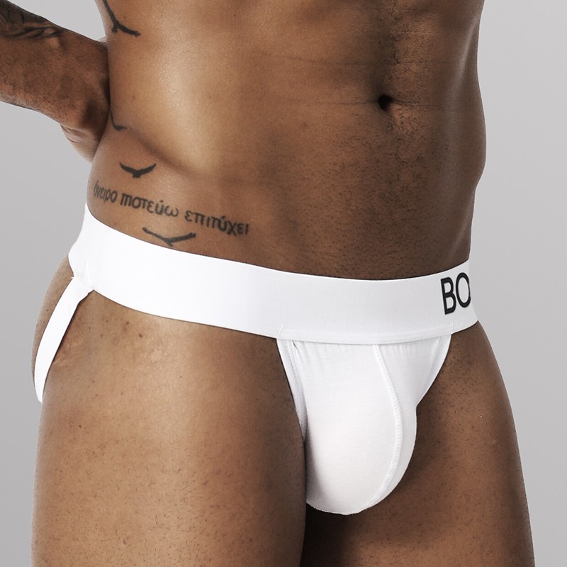 ORLVS Brand Men Underwear Men Thong Sexy Gay Jockstrap BOX LOGO Breathable U Pouch Fashion Underpants Male Panties or6603