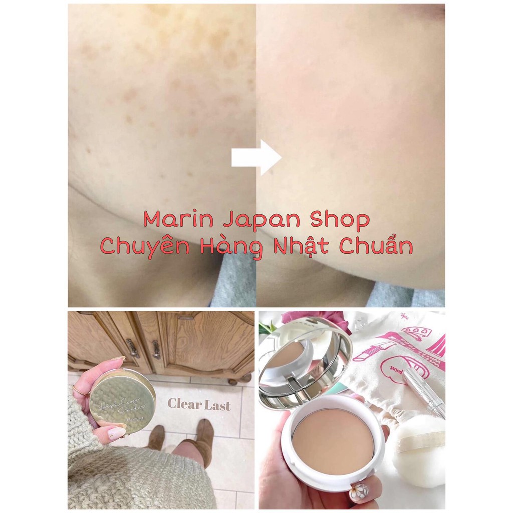 PHẤN PHỦ NÉN CHỐNG NẮNG CLEAR LAST NHẬT BẢN CAO CẤP HIGH COVER POWDER BCL