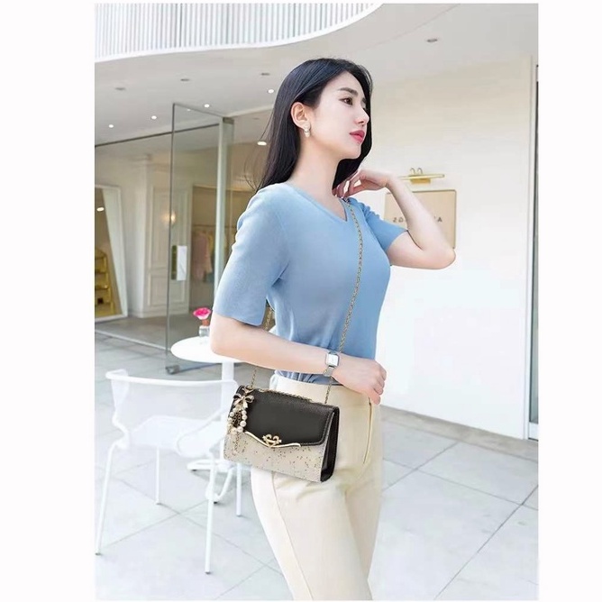 Túi xách nữ đeo chéo túi đeo vai đính kim sa lấp lánh phong cách Hàn Quốc thời trang cao cấp 2023 cho nữ