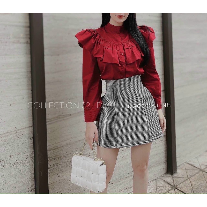 Sơ mi xếp ly siêu xinh