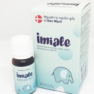 IMIALE Lợi Khuẩn Sống Giúp Bé Tăng Cường Tiêu Hóa Tốt,Hết Táo Bón,Nôn Trớ,Tiêu Chảy.Đan Mạch
