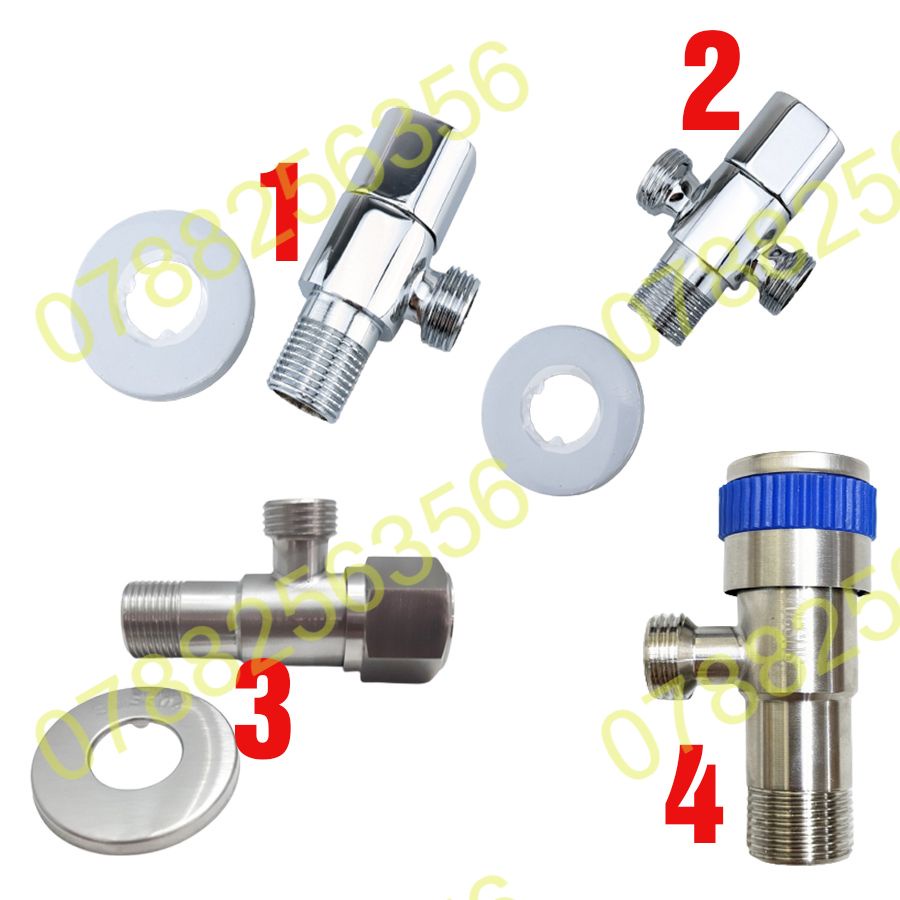 Van F inox SUS304 có khóa ra 1 đường nước, van T cầu chữ F