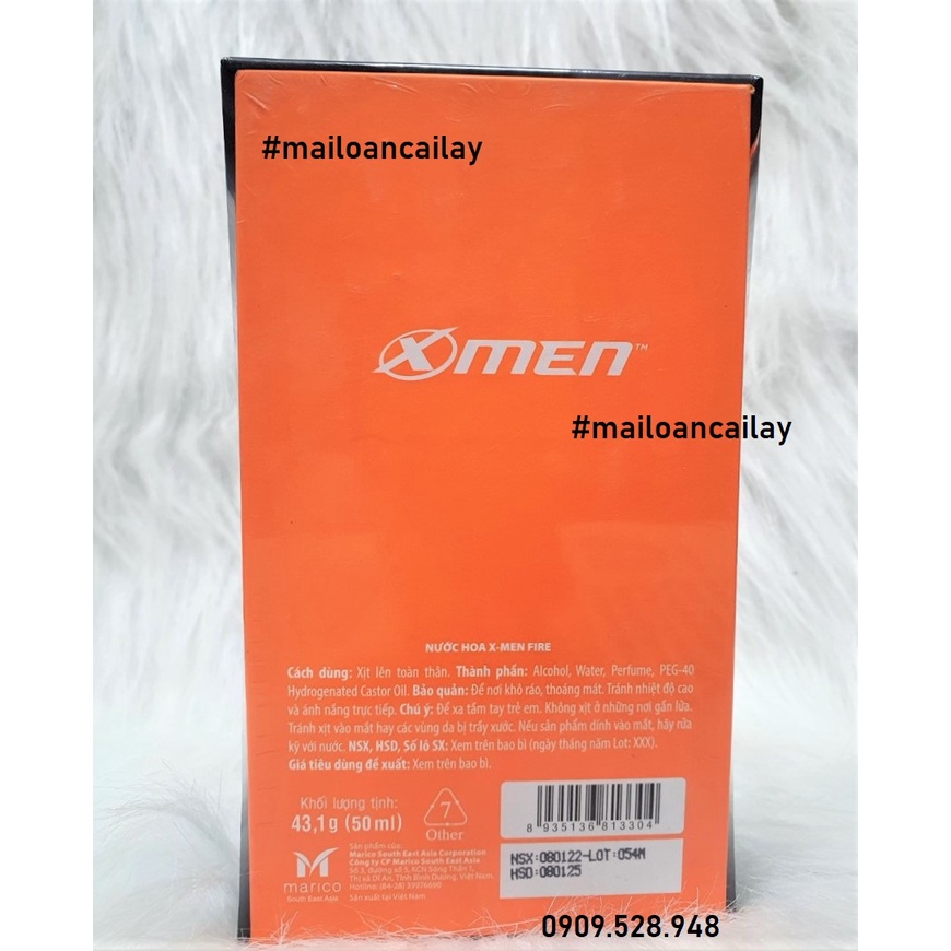 Nước Hoa X-Men Fire 50Ml