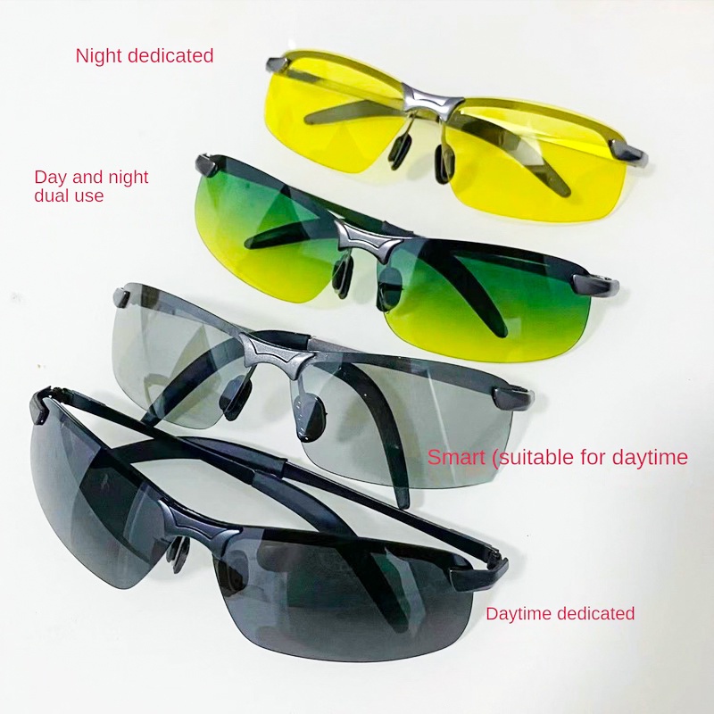 Kính Mát Phân Cực Thông Minh Thay Đổi Màu Phù Hợp Cho Câu Cá Và Lái Xe Ban Đêm