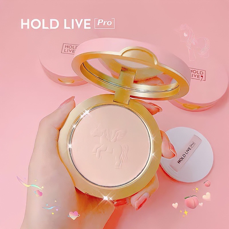 Phấn Phủ Nén Kiềm Dầu Nâng Tone Da HOLD LIVE PRO AIR MAKE UP Cao Cấp Phấn Phủ Trang Điểm Che Lỗ Chân Lông Không Trôi