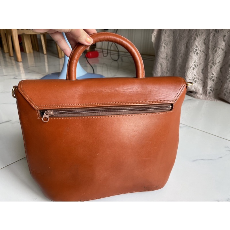 Túi si công sở da mộc