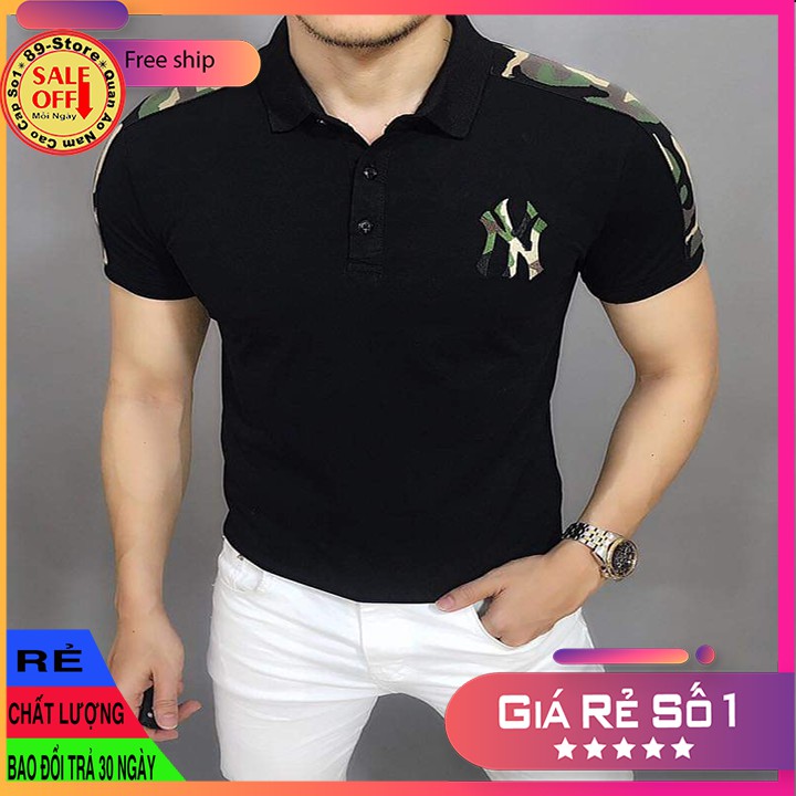 Áo Thun Nam Tay Ngắn Có Cổ Cao Cấp Thích Hợp Moi Lứa Tuổi Cam Kết Về Chất Lượng 🌟GIÁ RẺ NHẤT🌟