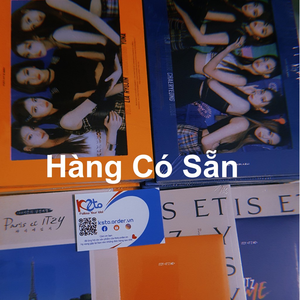 Pre-order ITZY - IT'z ME được chọn ver + quà tặng bưu ảnh khổ A5 hình bias