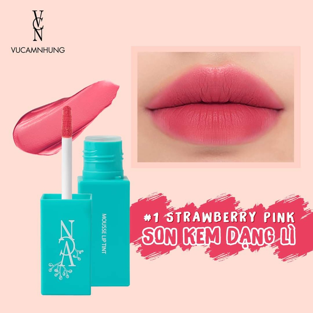 Son Kem Dạng Lì VCN Mousse Lip Tint 5g [Date 10/2022]