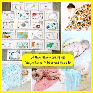 Khăn Aden sợi tre đa năng cho bé - Khăn tắm khăn quấn đa năng cho bé - Bố Khoai Store