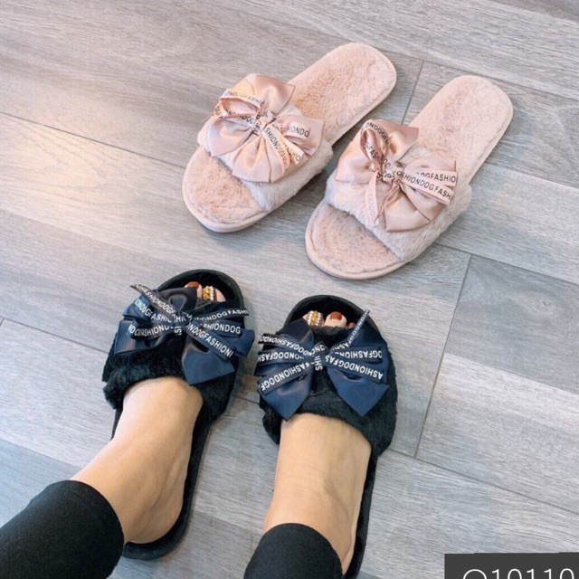 Dép lông mang trong nhà