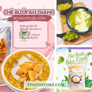 Chè bưởi cốm non cốt dừa độc đáo - nguyên liệu nấu chè bưởi đậu xanh tại nhà