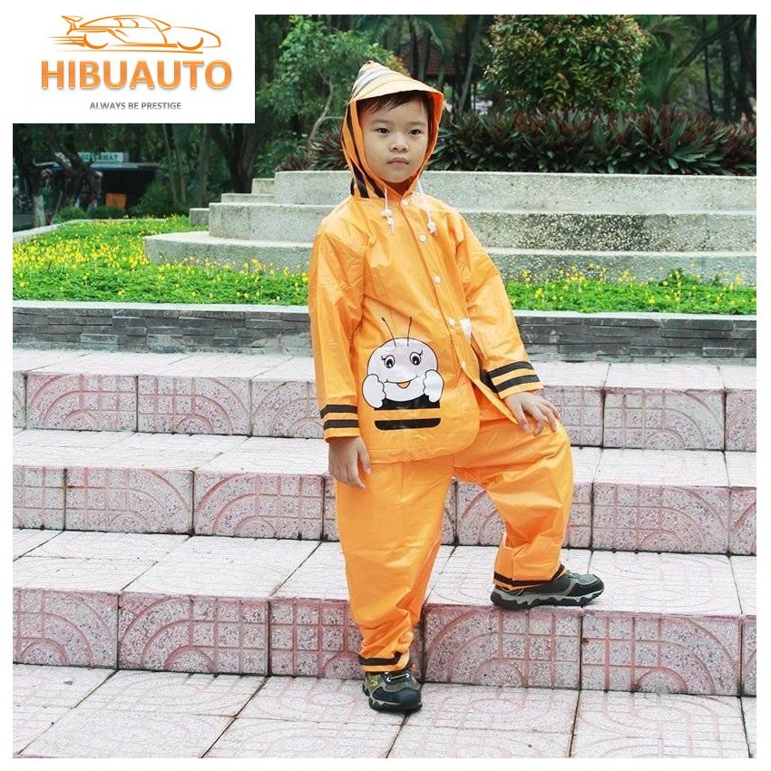 Áo Mưa Bộ Trẻ Em Rando Ong Mật | Cá Tính Cho Bé Trai | hibuauto