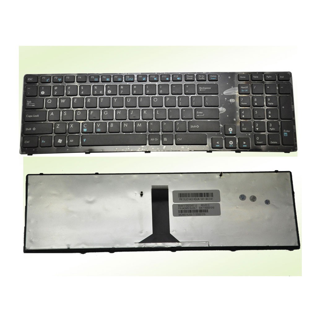 (KEYBOARD) BÀN PHÍM LAPTOP ASUS K95 dùng cho K95 K95V K95VB K95VJ K95VM X93 X93S X93SM X93SV