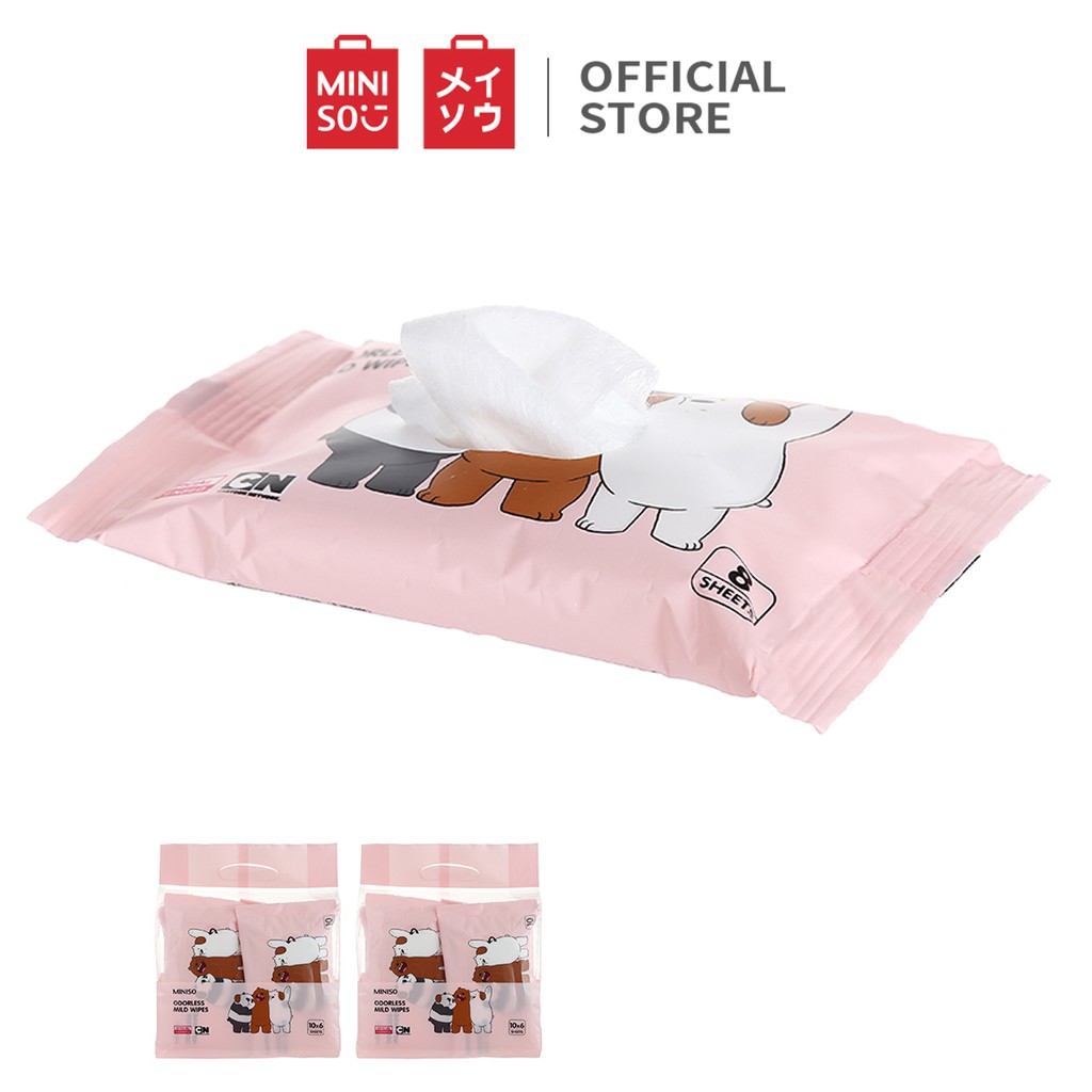 Miniso Giấy ướt 8 miếng* 10 gói