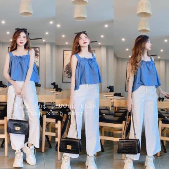 Bán sỉ váy 2 dây kèm quần ống sớ