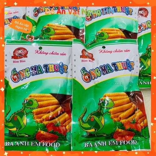 10 Gói Bim Bim Snack Ống Ma Thuật Ba Anh Em Food Đồ Ăn Vặt Ngon Giá Rẻ Tuyệt Vời