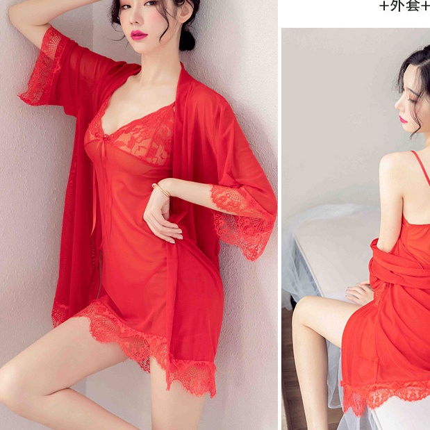 Váy ngủ nữ sexy 2 dây ren quyến rũ gợi cảm,chất vải mềm mịn siêu tôn dáng