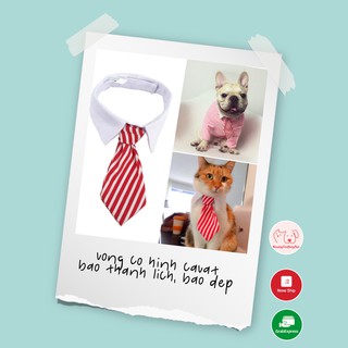 [Có Sẵn]Vòng cổ cho chó mèo style nhẹ nhàng thanh lịch - phụ kiện chó mèo