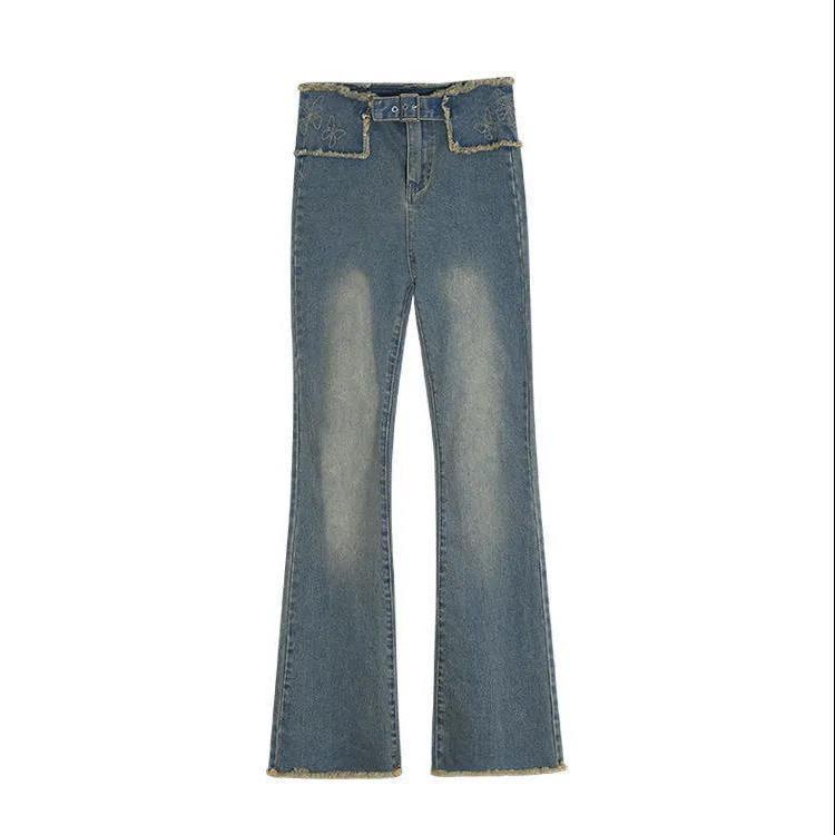 Quần Jeans Lưng Cao Phong Cách Hip Hop Thời Trang Mùa Xuân Cho Nữ | BigBuy360 - bigbuy360.vn