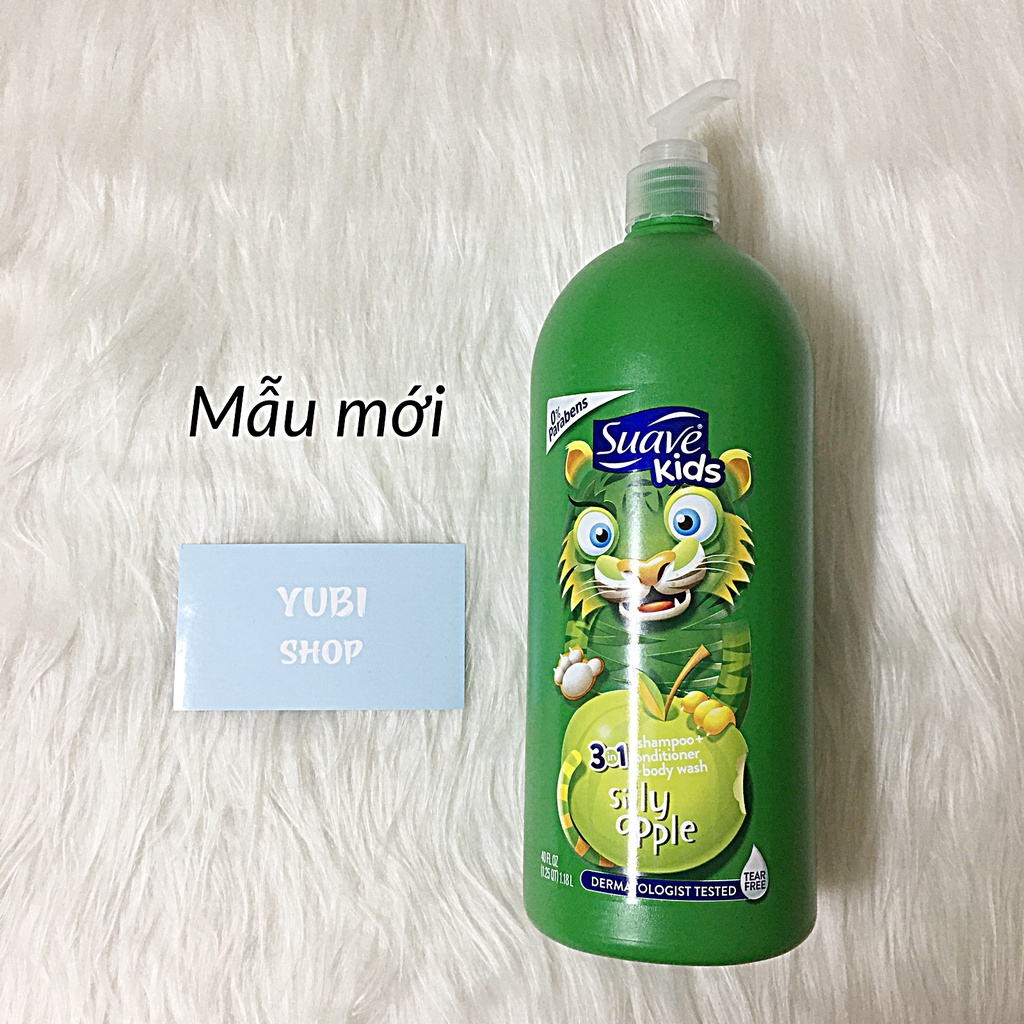 SỮA TẮM – GỘI – XẢ SUAVE KIDS - MỸ - SỮA TẮM – GỘI – XẢ SUAVE KIDS 3 IN 1 (1.18L) - New