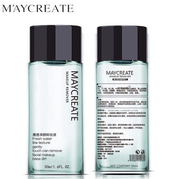 Combo 2 Lọ Nước tẩy trang Maycreate Mini 50ml - Siêu Phẩm Tẩy Sạch Da