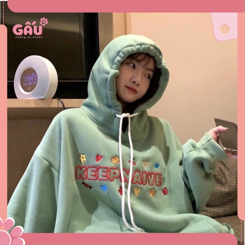 Áo Hoodie, Áo khoác hoodie KeepMaive Noel Năm Mới Ping Ping Genz