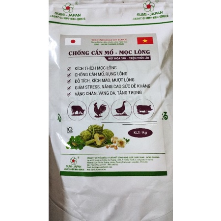 Chống cắn mổ,mọc lông,kích ra lông,đẹp mã