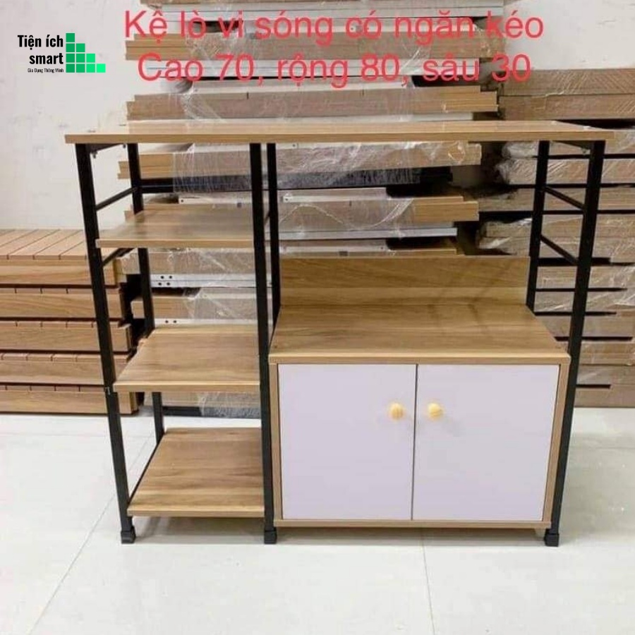 Kệ Lò Vi Sóng, Kệ Nhà Bếp Có Tủ Đa Năng