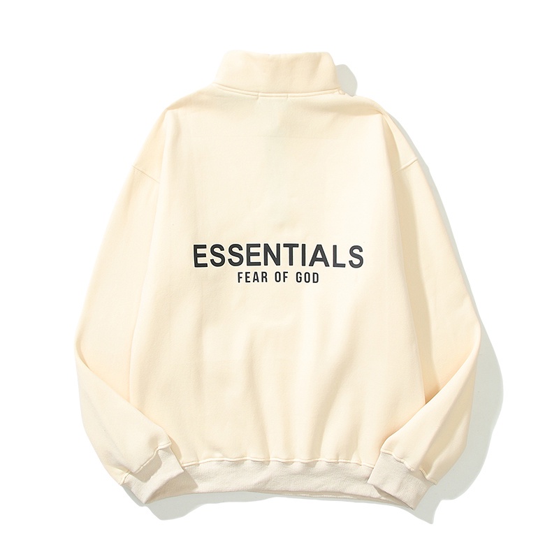 Áo sweater tay dài phối khóa kéo in chữ hợp thời trang cho nam và nữ