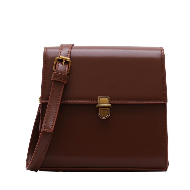 Túi Đeo Chéo Da Pu Phong Cách Retro Thời Trang Cho Nữ