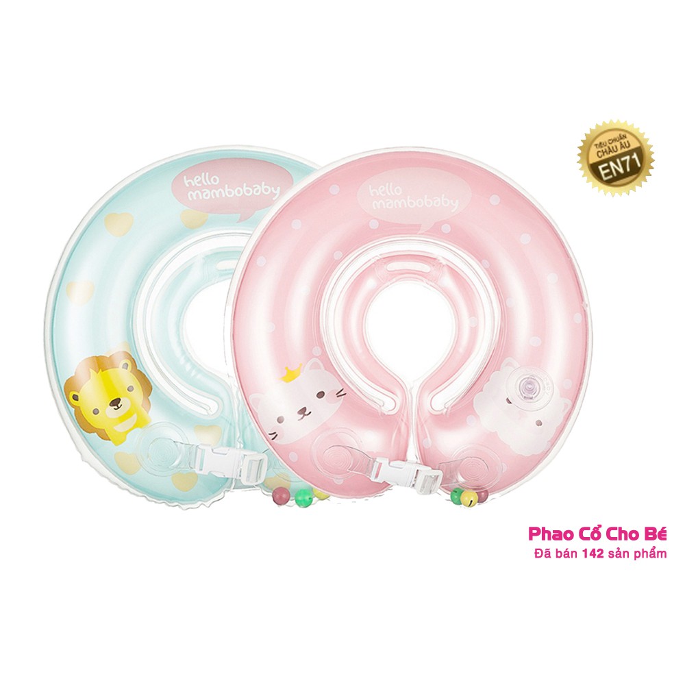 ⚡️Phao cổ cho bé Hello Mambobaby, An toàn cho bé, Niềm vui cho mẹ, Bé tập bơi từ 6 tháng tuổi