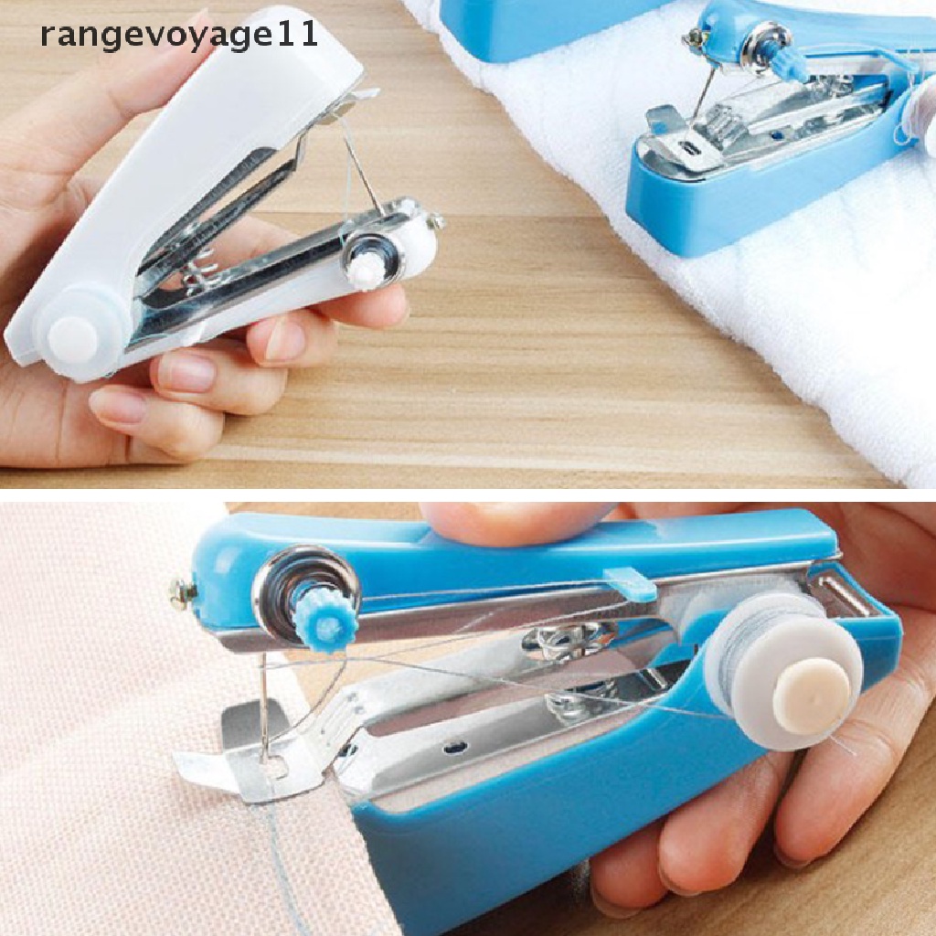1 Máy May Mini Cầm Tay Màu Đỏ Khoang Tiến 11