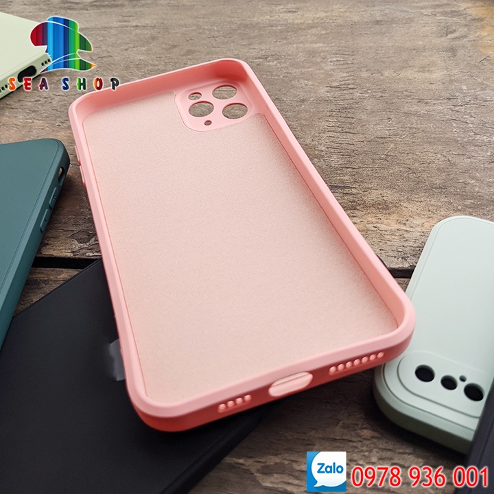 Ốp lưng iPhone CHỐNG BẨN VIỀN VUÔNG - iPhone XS, XS Max, 11 Pro Max, 12 Pro Max -Nhựa dẻo-Có lót nhungThiết kế trẻ Trung