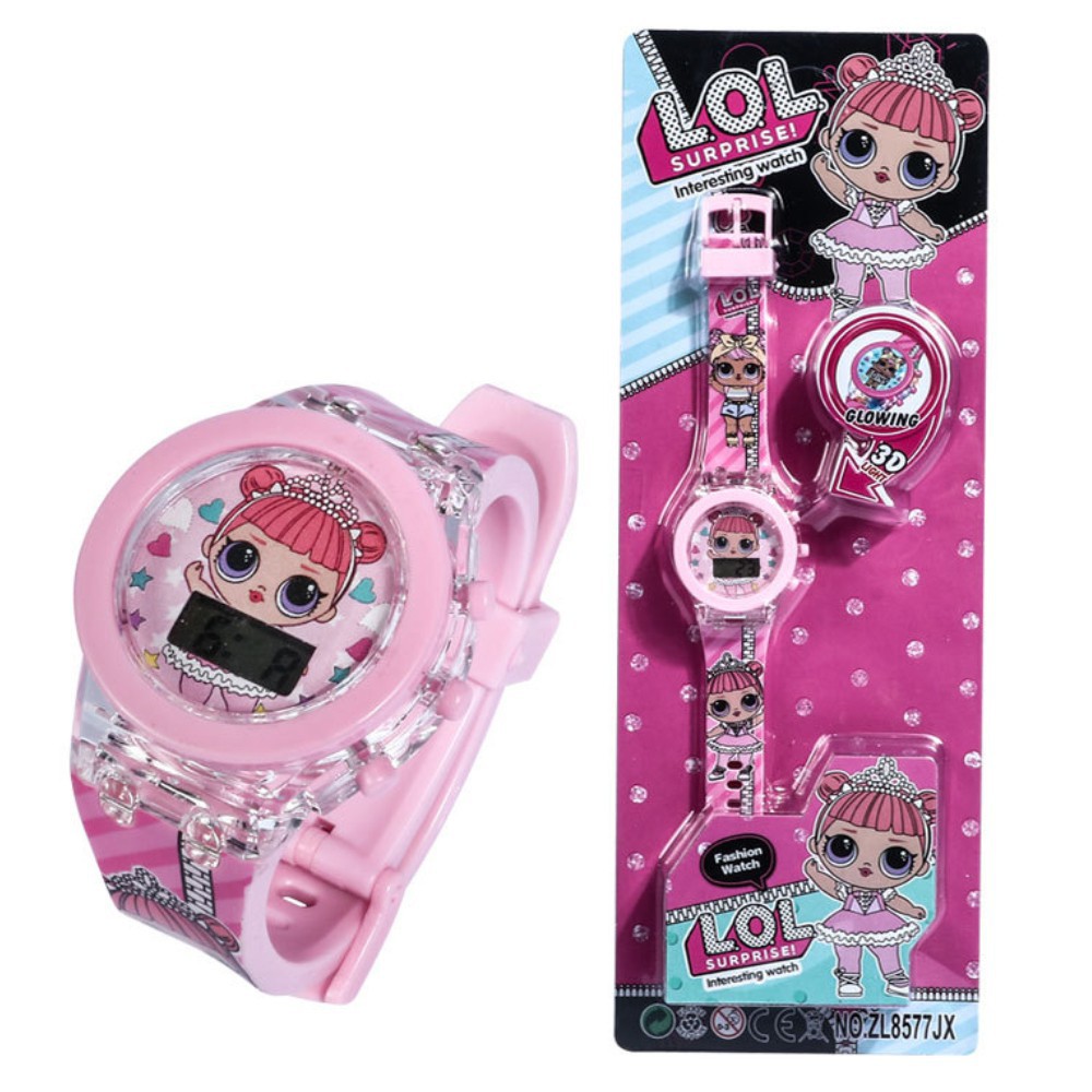 Childrens Digital Wrist Watch Cartoon Unicorn Dinosaur Design Boys Girls Gift