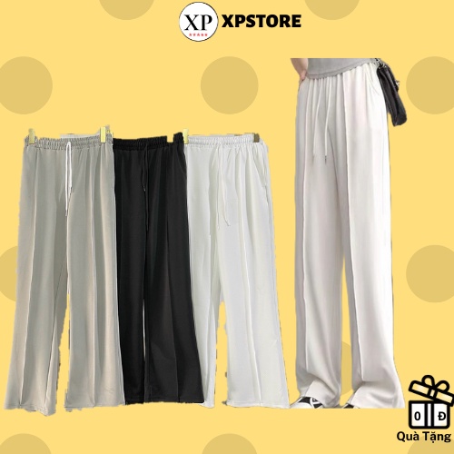 Quần ống rộng ullizang Lưng cao hách dáng siêu đẹp (Ảnh thật)